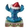 Christmas Buddies Santa Stitch with Scrump Figurine Disney Traditions by JimShore
