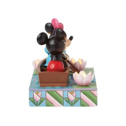 Row-mance is in the Air Mickey Minnie in a Rowboat Light-up Figurine Disney Traditions by Jim Shore