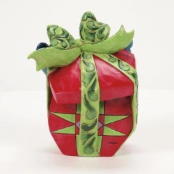 Holiday Mischief Stitch Tearing Christmas Present Disney Traditions by Jim Shore
