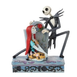 A Grave Affair Jack Sally Gravestone Figurine Disney Traditions by Jim Shore