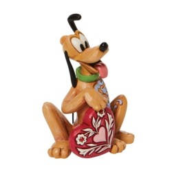 Pluto Heart Mini Figurine Disney Traditions by Jim Shore