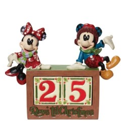 The Christmas Countdown Mickey Minnie Mouse Calendar Disney Traditions byJim Shore