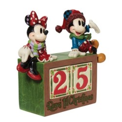The Christmas Countdown Mickey Minnie Mouse Calendar Disney Traditions byJim Shore