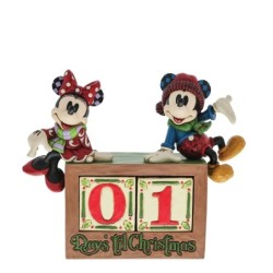 The Christmas Countdown Mickey Minnie Mouse Calendar Disney Traditions byJim Shore