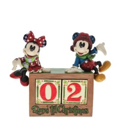 The Christmas Countdown Mickey Minnie Mouse Calendar Disney Traditions byJim Shore