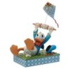 A Flying Duck Donald Duck with a Kite Figurine Disney Traditions by Jim Shore