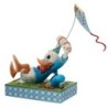 A Flying Duck Donald Duck with a Kite Figurine Disney Traditions by Jim Shore