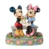 A Blooming Romance Mickey and Minnie Bench
