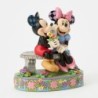 A Blooming Romance Mickey and Minnie Bench