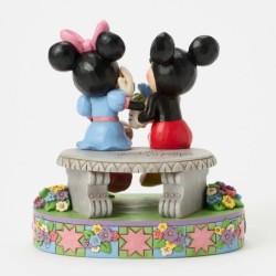 A Blooming Romance Mickey and Minnie Bench