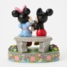 A Blooming Romance Mickey and Minnie Bench