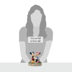 A Blooming Romance Mickey and Minnie Bench