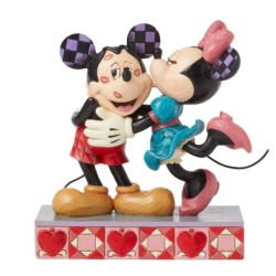 Hugs Kisses Mickey Minnie Love Figurine Disney Traditions by Jim Shore