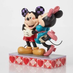 Hugs Kisses Mickey Minnie Love Figurine Disney Traditions by Jim Shore