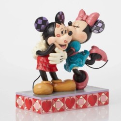 Hugs Kisses Mickey Minnie Love Figurine Disney Traditions by Jim Shore