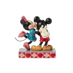 Hugs Kisses Mickey Minnie Love Figurine Disney Traditions by Jim Shore