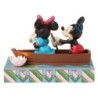 Row-mance is in the Air Mickey Minnie in a Rowboat Light-up Figurine Disney Traditions by Jim Shore