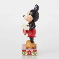 A Love Note Mickey with Personalised Heart Figurine Disney Traditions by JimShore