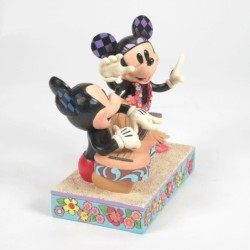 Hawaiian Holiday Mickey Minnie Hawaii Figurine Disney Traditions by Jim Shore