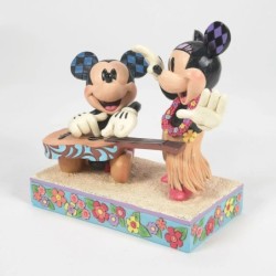 Hawaiian Holiday Mickey Minnie Hawaii Figurine Disney Traditions by Jim Shore