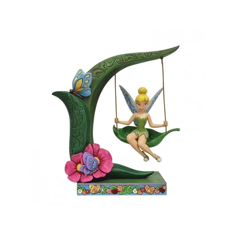 Suspended in Springtime Music Tinker Bell on Swing Figurine Disney Traditions Pre Order Due 2025