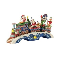 Christmas Cheer on Track Mickey friends LED Musical Train