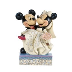 Congratulations Mickey Minnie Mouse Figurine Disney Traditions by Jim Shore