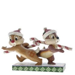 Chip n Dale Christmas Figurine Disney Traditions by Jim Shore