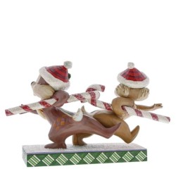 Chip n Dale Christmas Figurine Disney Traditions by Jim Shore