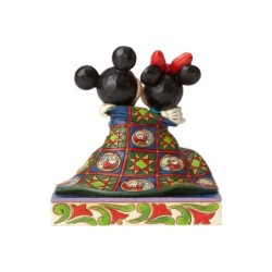 Mickey and Minnie Mouse in Blanket Figurine Disney Traditions