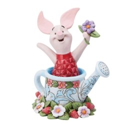 Picked for You Piglet in a Watering Can Figurine Disney Traditions by jim Shore