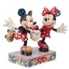A Sweet Skate Mickey and Minnie Mouse Rollar Skating Figurine Disney Traditions by Jim Shore
