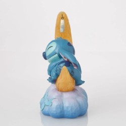Sweet Dreams Stitch Scrump on Light-up Moon Figurine Disney Traditions