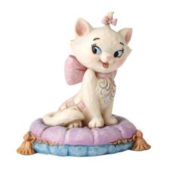 Marie on Pillow Mini Figurine Disney Traditions