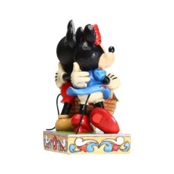 Mickey and Minnie with Flowers Figurine Disney Traditions