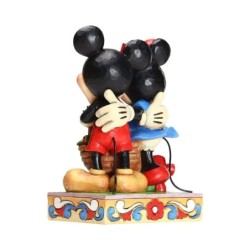 Mickey and Minnie with Flowers Figurine Disney Traditions