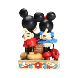 Mickey and Minnie with Flowers Figurine Disney Traditions