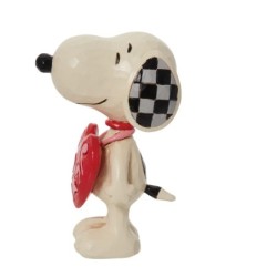 Snoopy Wearing Heart Sign Figurine by Jim Shore