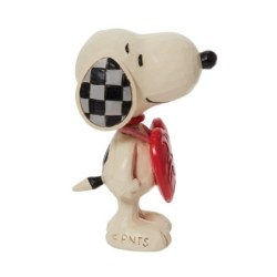 Snoopy Wearing Heart Sign Figurine by Jim Shore