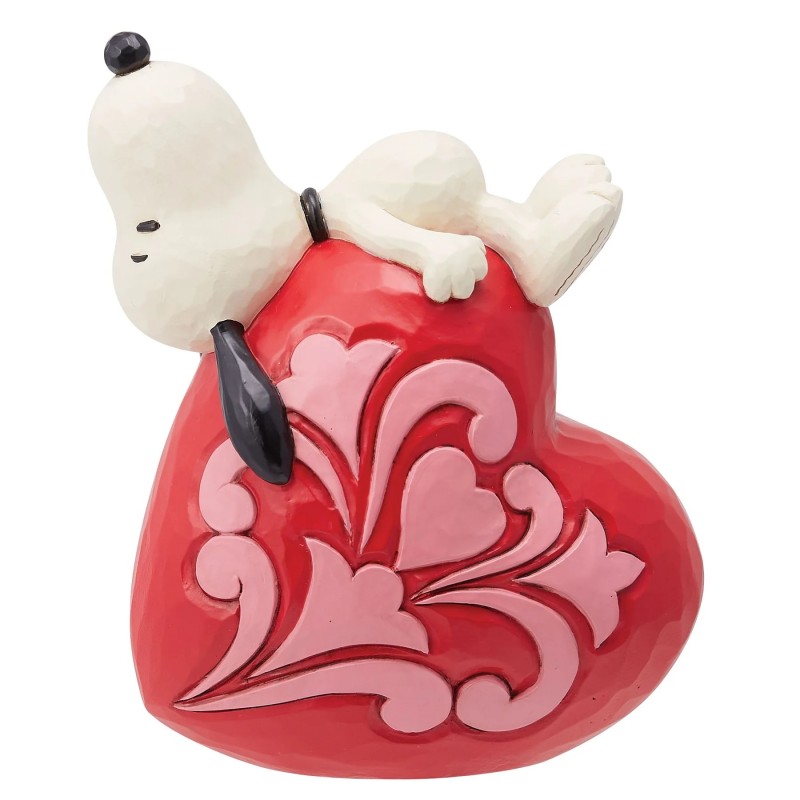 Lovely Dreams Snoopy Laying a Heart Figurine Peanuts by Jim Shore