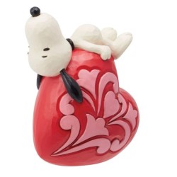 Lovely Dreams Snoopy Laying a Heart Figurine Peanuts by Jim Shore