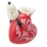 Lovely Dreams Snoopy Laying a Heart Figurine Peanuts by Jim Shore
