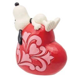 Lovely Dreams Snoopy Laying a Heart Figurine Peanuts by Jim Shore
