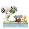 Fresh Picked Blooms Snoopy and Woodstcok Picking Flowers Figurine