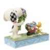 Fresh Picked Blooms Snoopy and Woodstcok Picking Flowers Figurine
