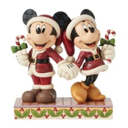 Candy Cane Christmas Mickey Minnie with Candy Canes Pre Order Due Q3 2025