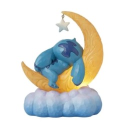 Sweet Dreams Stitch Scrump on Light-up Moon Figurine Disney Traditions Pre Order Due 2025
