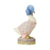 Wearing a shawl and a poke bonnet Jemima Puddle-Duck