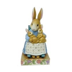 Mrs Rabbit in Rocking Chair Figurine Beatrix Potter by Jim Shore