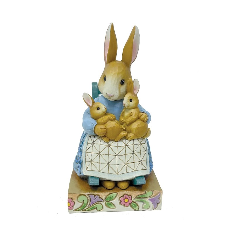 Mrs Rabbit in Rocking Chair Figurine Beatrix Potter by Jim Shore